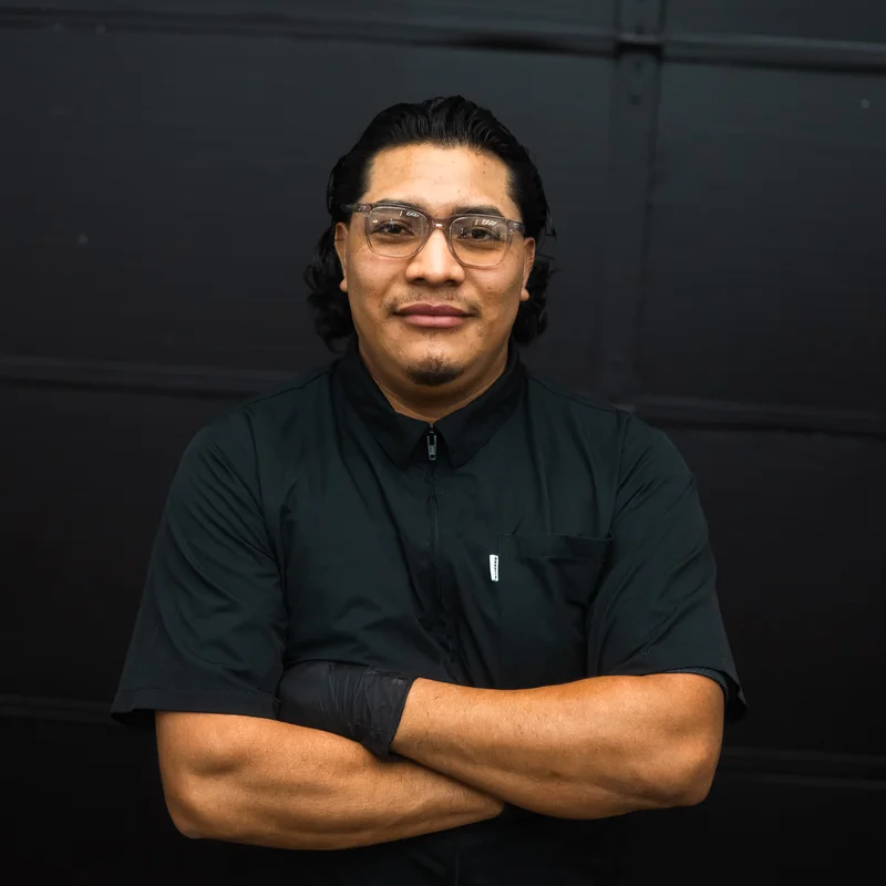 Sergio, precision barber at Presidential Fades Barbershop Bellevue